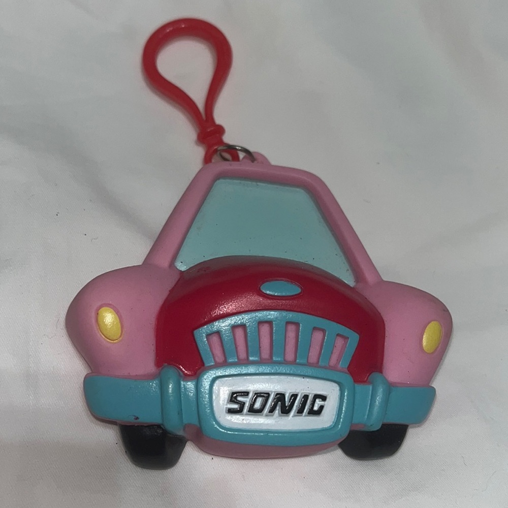 Vintage Sonic Wacky Pack Toy Classic Car Coin Purse 1998 Dr. Pepper